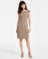 Women's Extended-Shoulder Sheath Dress