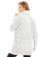 Women's Sherpa Lined Collar Microfleece Bed Jacket