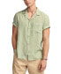 Men's Linen Camp Collar Short Sleeve Shirt