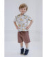 Boys Polo Shirt and Twill Shorts Outfit Set to (2T - 10-12)