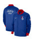 Men's Blue, White Philadelphia 76ers 2022/23 City Edition Showtime Thermaflex Full-Zip Jacket