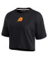 Women's Black Phoenix Suns Super Soft Boxy Cropped T-shirt