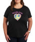 Trendy Plus Size My Little Pony Graphic T-shirt