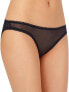 OnGossamer 296222 Intimate Apparel Mesh Low-Rise Bikini Panty, Black, Small