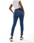 DTT Jo mid rise skinny jeans in mid blue wash