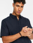 Brave Soul short sleeve pocket shirt in navy