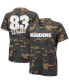 Women's Darren Waller Camo Las Vegas Raiders Name and Number Tri-Blend V-Neck T-shirt