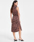 Women's Sleeveless Printed Shirtdress, Created for Macy's