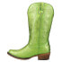 Roper Riley Metallic Snip Toe Cowboy Womens Green Casual Boots 09-021-1566-3246