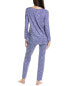 N Natori 2Pc Ottoman Pajama Set Women's