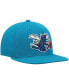 Men's Teal Charlotte Hornets Hardwood Classics Team Ground 2.0 Snapback Hat