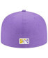 Men's Purple New Hampshire Fisher Cats Theme Nights New Hampshire Primaries Uncle Sam 59FIFTY Fitted Hat