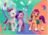 Dodo PUZZLE MY LITTLE PONY Z FIGURKĄ KUCYKA UKŁADANKA 60 ELEMENTÓW DLA DZIECI