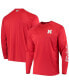 Men's PFG Scarlet Nebraska Huskers Terminal Tackle Omni-Shade Long Sleeve T-shirt