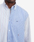 Men's Regular-Fit Block Stripe Cotton Poplin Shirt