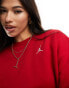 Jordan Brooklyn fleece sweatshirt in red