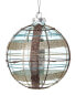 Kurt Adler 100Mm Plaid Glass Ball Christmas Ornaments Multicolor