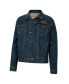 Men's x Wrangler Navy Texas Longhorns Retro Button-Up Denim Jacket