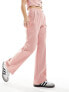 Miss Selfridge co-ord tailored wide leg trouser in Pink