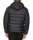 Men's Chevron Quilted Hooded Puffer Jacket, Created for Macy's