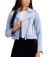 Women's Denim Moto Jacket