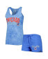 Женская пижама Concepts Sport womens Royal Chicago Cubs Billboard Racerback Tank Top and Shorts Sleep Set