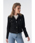 Women's Authentic Western Suede Jacket, Black