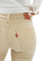 Levi's superlow boot cut cord jeans in beige