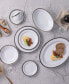 Austin Platinum 50 Pc. Dinnerware Set, Service for 8