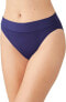 Wacoal 292019 Women's at Ease Hi Cut Brief Panty, Eclipse, Medium