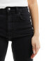 Stradivarius STR comfort fit straight leg jean in black