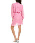 Beulah Wrap Dress Women's Pink S