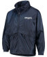 Men's Navy New England Patriots Circle Sportsman Waterproof Packable Full-Zip Jacket