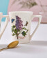 Botanic Garden Assorted Motifs Mandarin Mugs, Set of 6