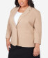 Plus Size Classic Fit Blazer Jacket