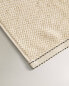 Rice stitch bath towel