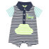 BOBOLI Knit Striped Baby Body