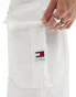 Tommy Jeans Aiden cargo trousers in white