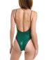 Oséree Lame Double Layer One-Piece Women's Green L