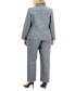 Костюм Le Suit Shawl-Collar Pantsuit