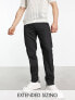 ASOS DESIGN slim smart trouser in charcoal