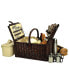 Buckingham Willow Picnic, Coffee Basket for 4 with Blanket