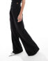 ASOS DESIGN co-ord smart wide leg trousers in black