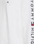 Tommy Hilfiger flag and arm logo long sleeve top in white