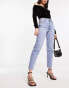 & Other Stories stretch tapered leg jeans in Vanity Blue - EXCLUSIVE