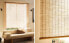 Curtain | retractile jute blind