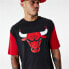 Футболка с коротким рукавом мужская New Era NBA Colour Insert Chicago Bulls Чёрный