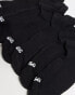 ASOS 4505 Icon 3 pack anti bacterial trainer sport socks in black