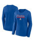 Women's Royal New England Patriots Next Long Sleeve T-shirt