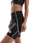 The North Face Training Hakuun contour seam high waist legging shorts in black